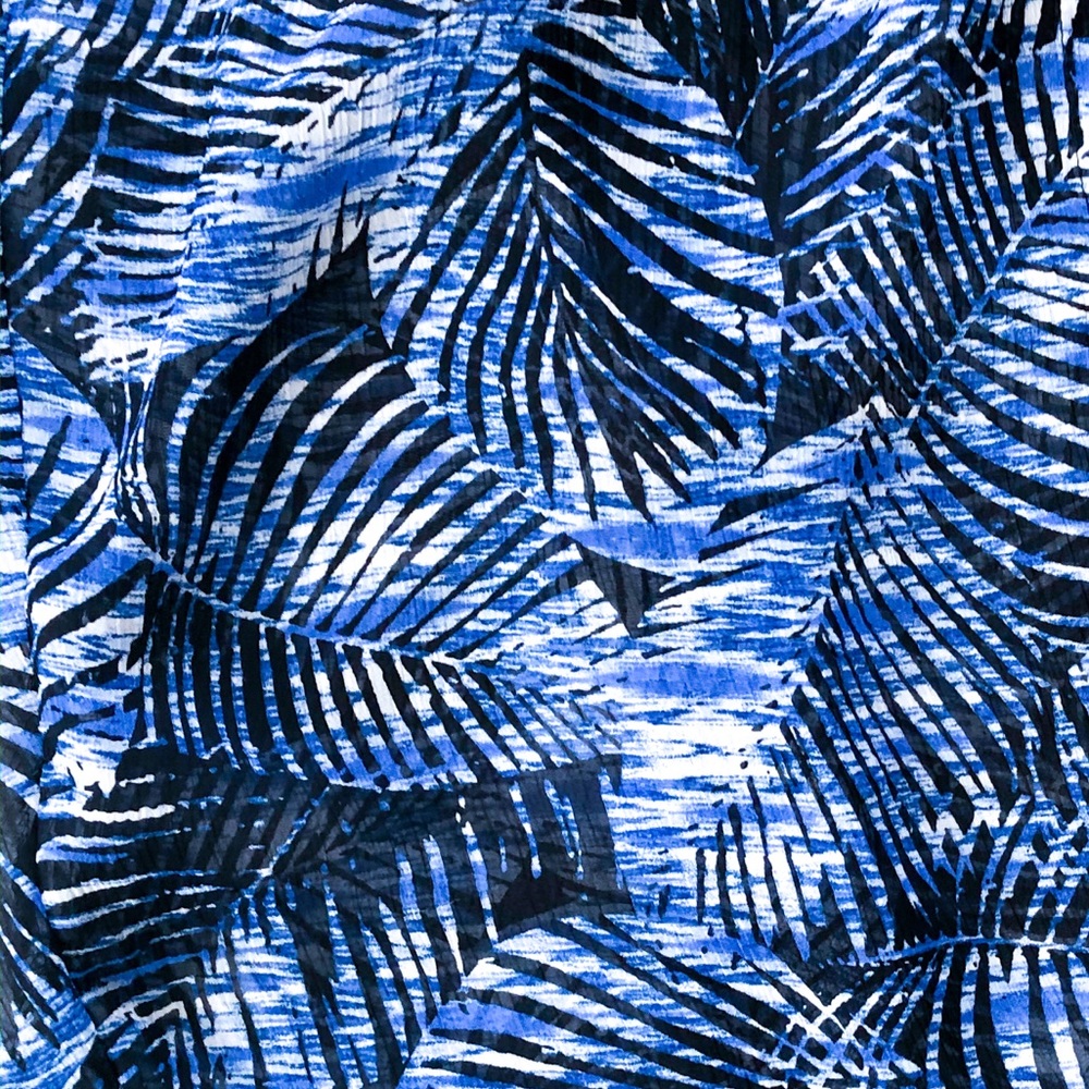 Express Kimono Black Blue Lace Trim - Picture 8 of 8